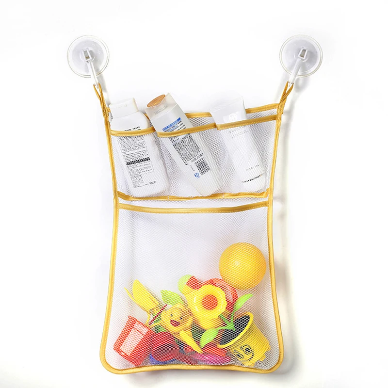 Kids Storage Toys - Mainan Mandi Bayi Warna Putih Pink,