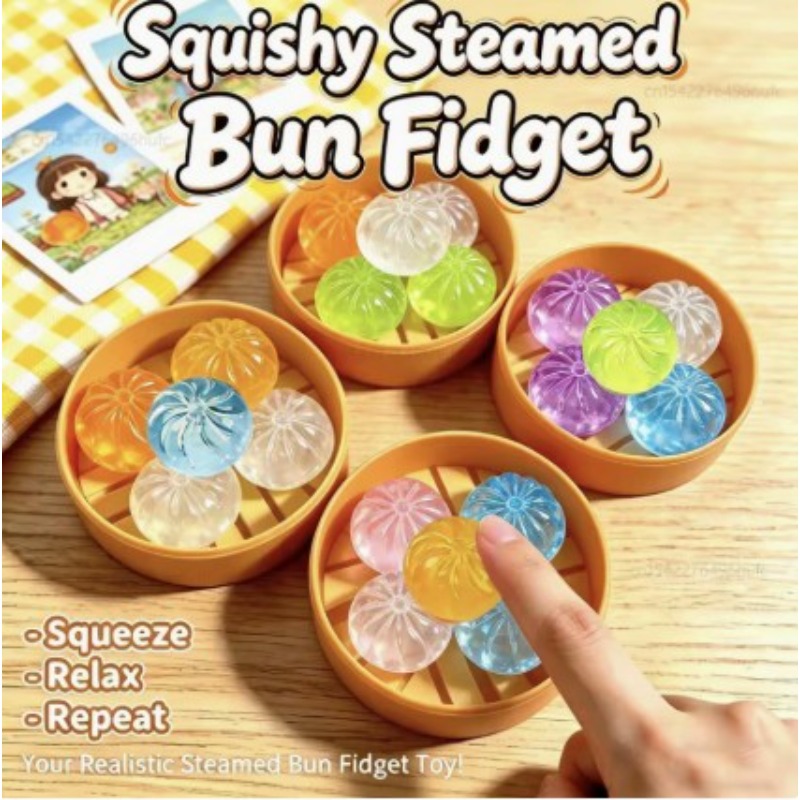 Kids Toys Variety - Mini Crystal Bun Squeezing Le Can