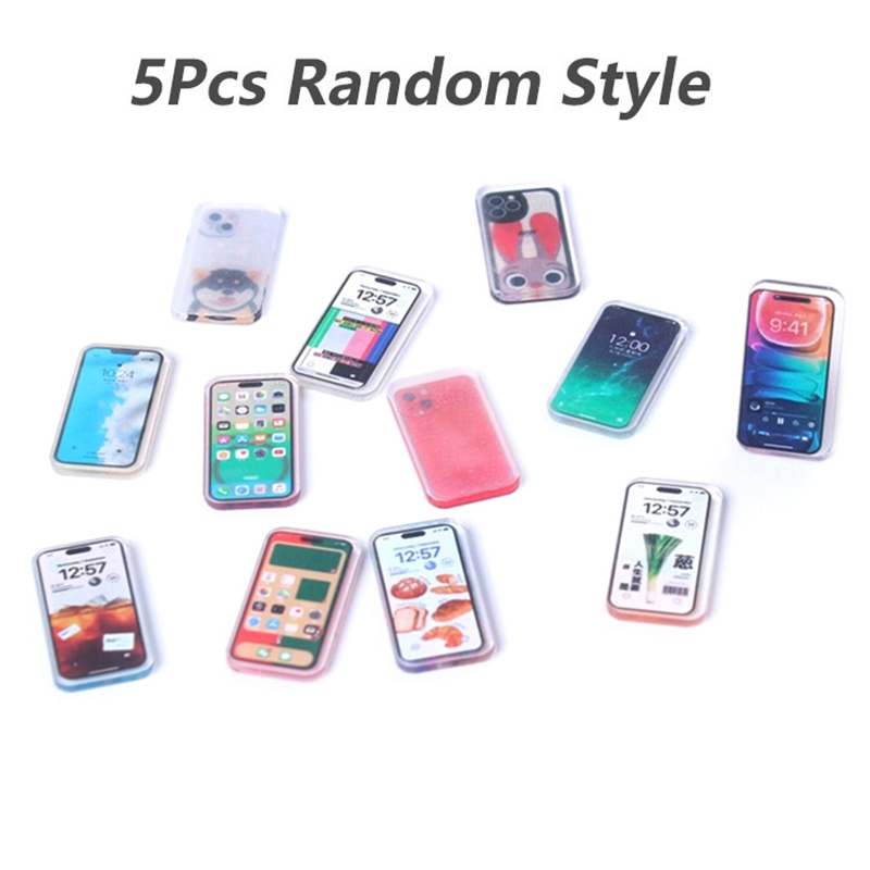 Kids Toys Smartphone - ⑧ 5 Buah Miniatur Rumah Boneka