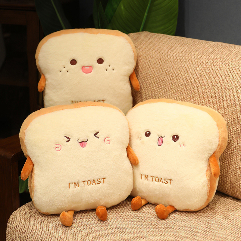 Kids Toys In Wholesale - Bantal Roti Plush 35cm Grosir, Boneka