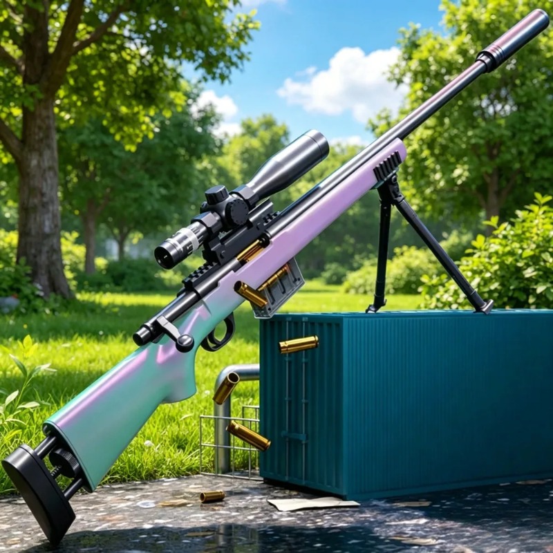 Foam Dart Gun - Senapan Runduk Simulasi Klasik M24, Mainan