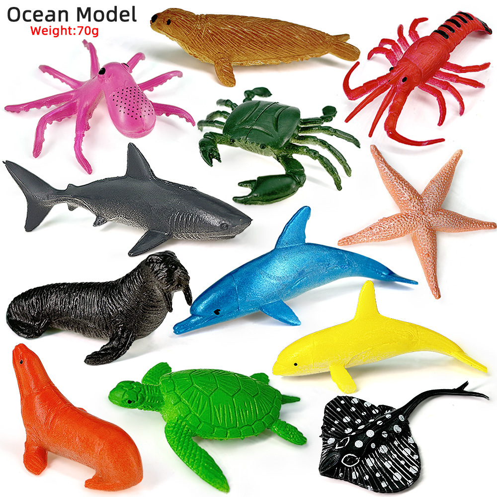 Kids Toys China - 12 Buah Set Kehidupan Laut Laut