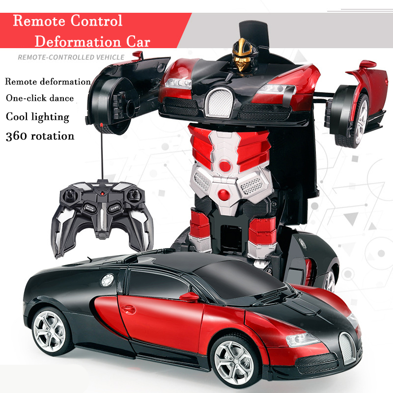 Kids Toys Supplier - Mobil RC Elektrik 2in1 Robot Transformasi