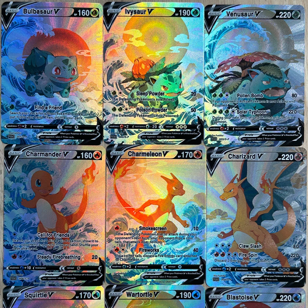 Card Game Kids - 9Pcs/set Kartu Koleksi Anime PTCG DIY