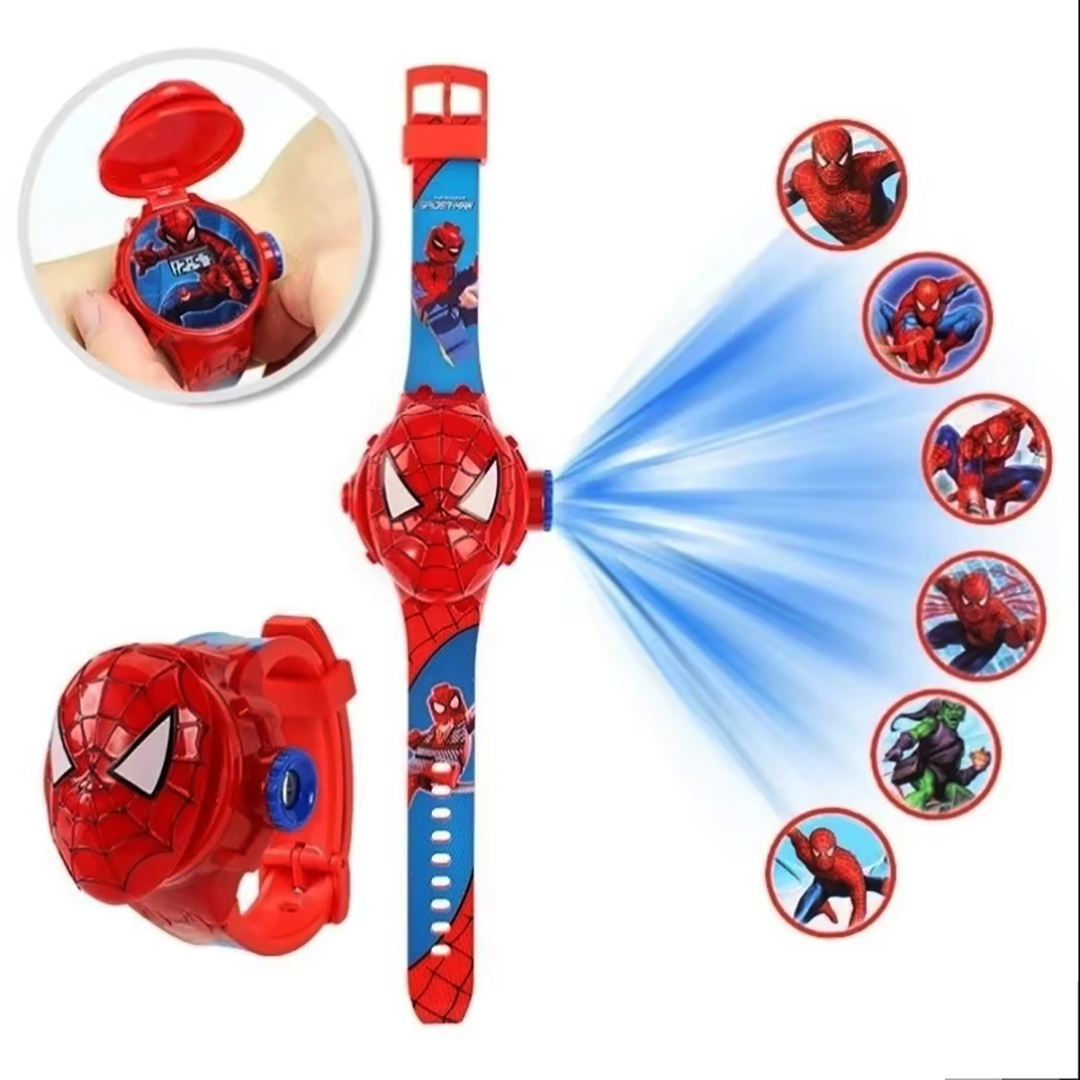 Kids Toys Supplier - Jam Tangan Anak Spiderman Proyeksi 3D