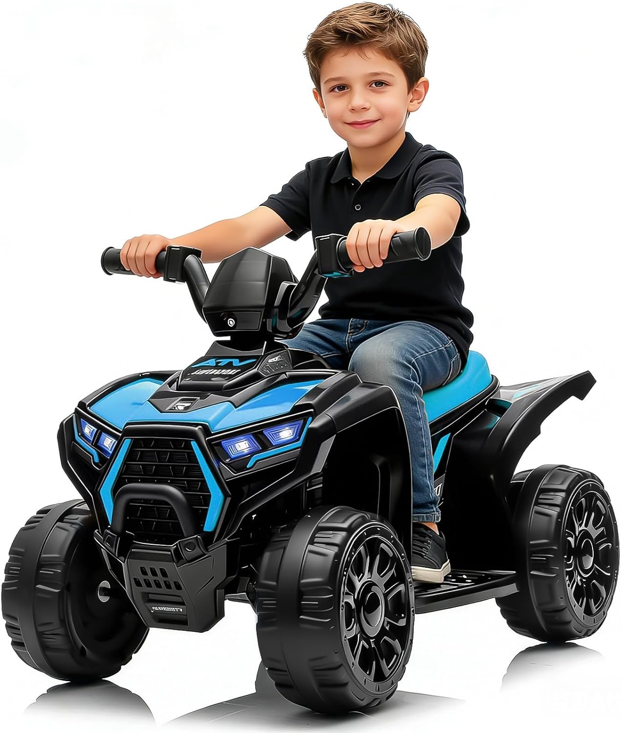 Kids Toys Quad - ATV Quad Anak-Anak 6V Biru, 390