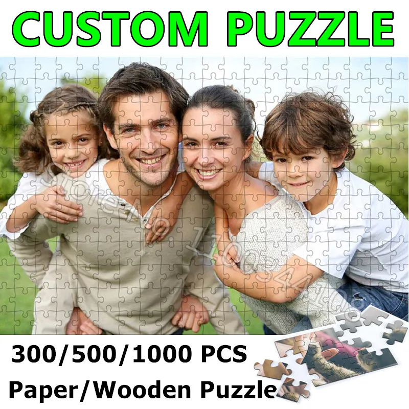 Puzzle Foto Kustom 300/500/100 - Wooden Puzzle Kids ulasan dan harga