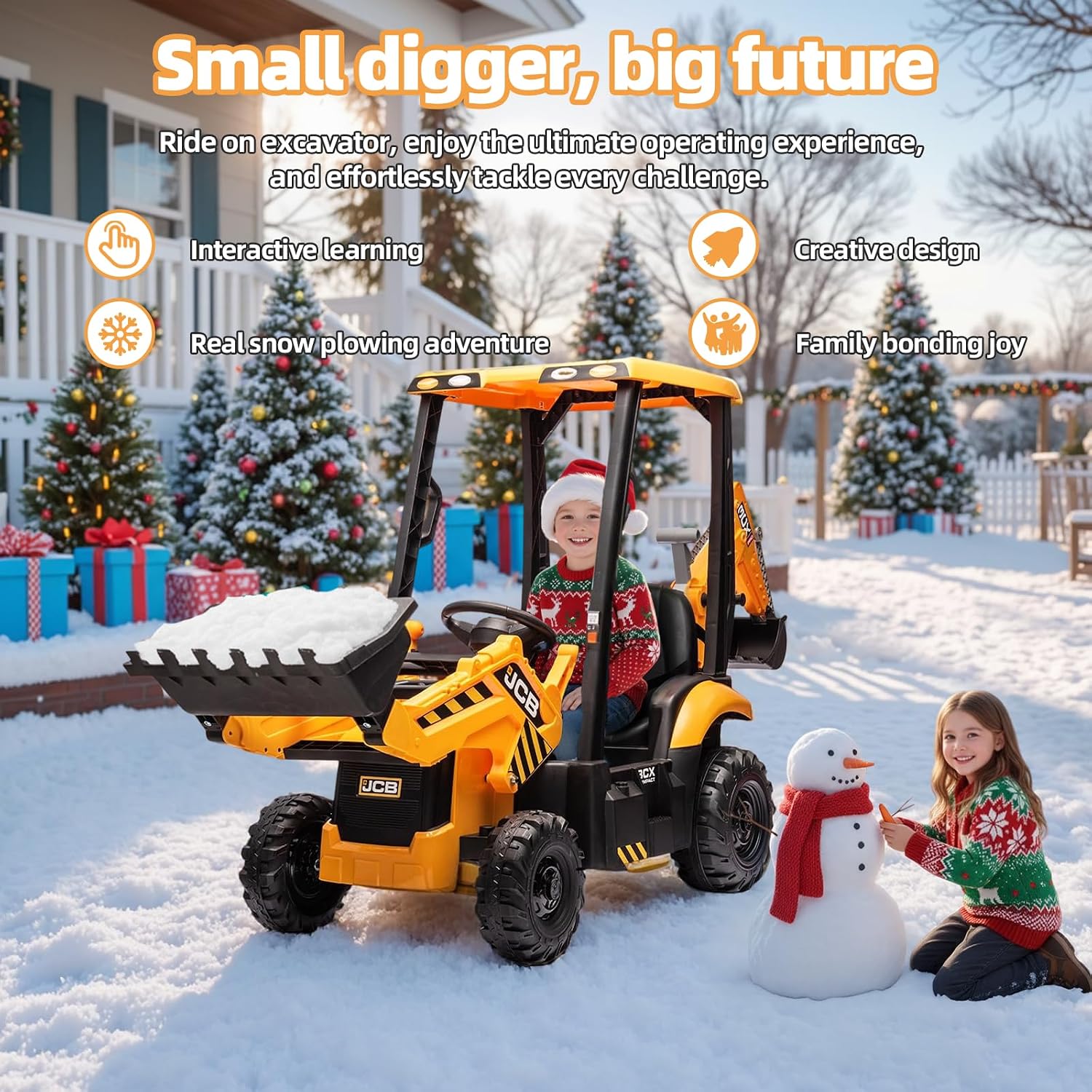 Excavator JCB 12V Berlisensi R - Kids Toys Jcb ulasan dan harga