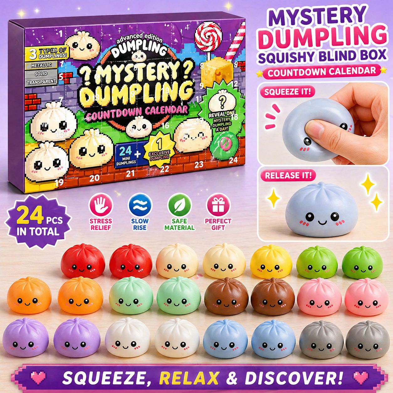 Kotak Kejutan Pangsit Kalender - Kids Toys Box ulasan dan harga