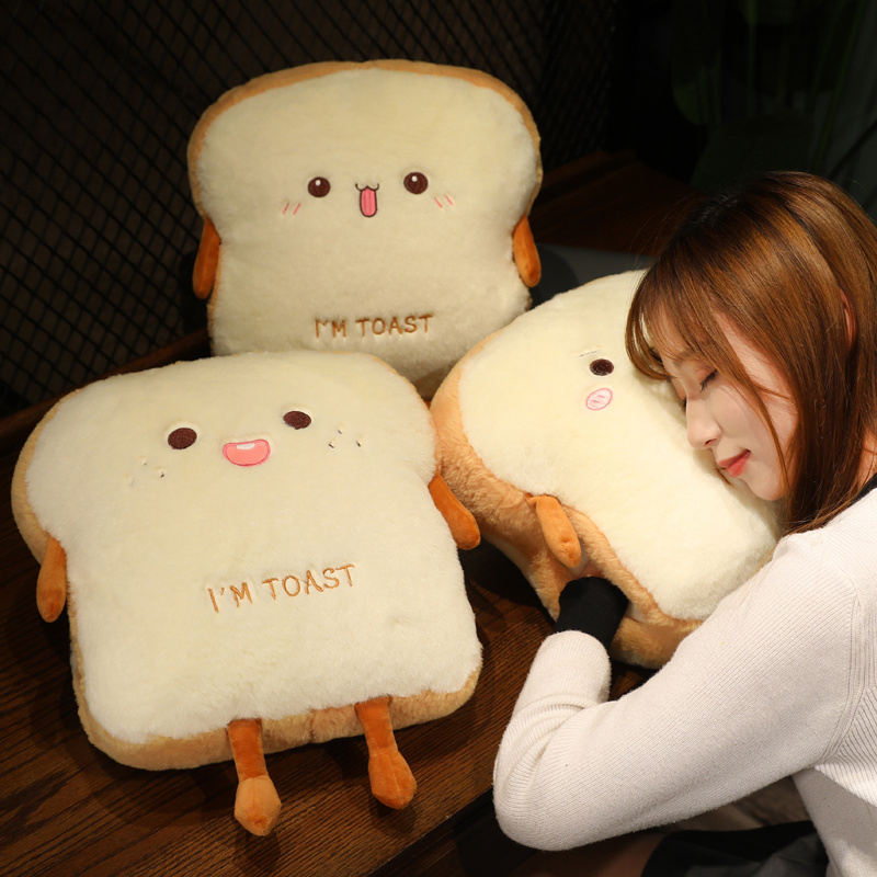 Bantal Roti Plush 35cm Grosir, - Kids Toys In Wholesale ulasan dan harga