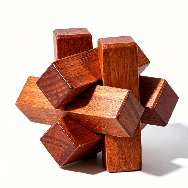 Puzzle Kayu Simpul Kayu Latiha - Wooden Puzzle Kids ulasan dan harga
