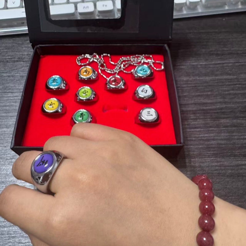 10 Buah/Set Cincin Logam Anime - Kids Toys Supplier ulasan dan harga