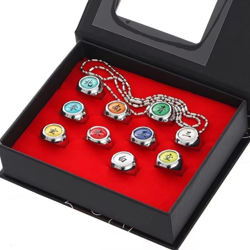 10 Buah/Set Cincin Logam Anime - Kids Toys Supplier ulasan dan harga