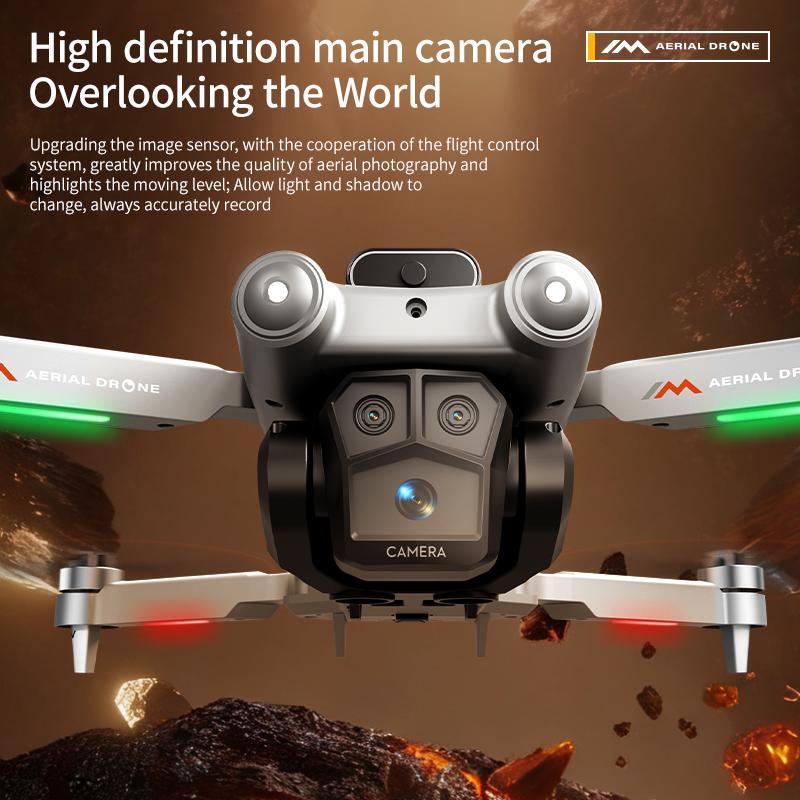Drone M6 8K Lensa Triple HD 4. - Kids Toys Quad ulasan dan harga