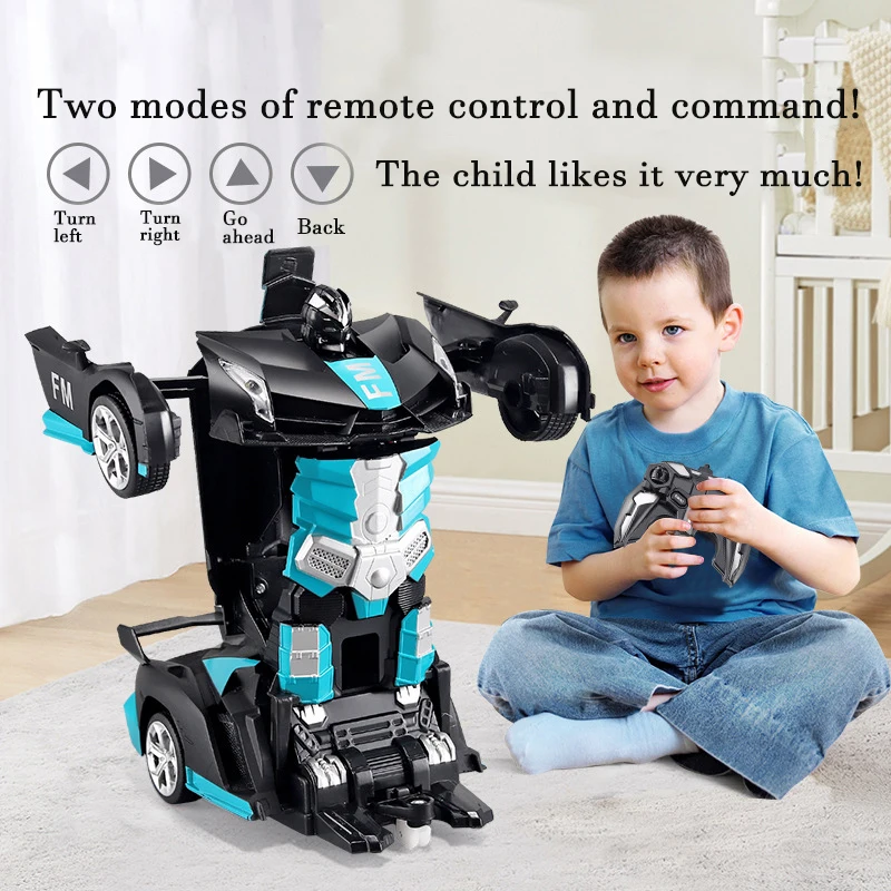 Mobil RC Elektrik 2in1 Robot T - Kids Toys Supplier ulasan dan harga