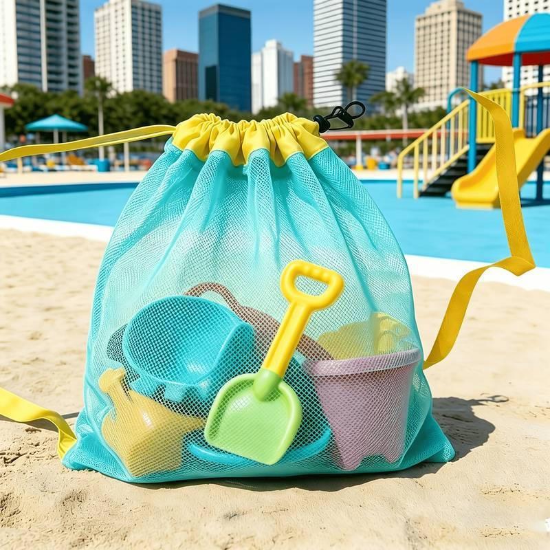 Tas Penyimpanan Pantai Jaring  - Kids Storage Toys ulasan dan harga