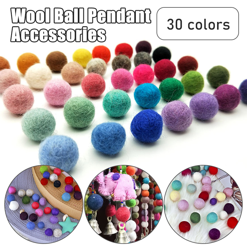 10/30 Buah 2Cm Wol Merasa Bola - Kids Toys In Wholesale ulasan dan harga