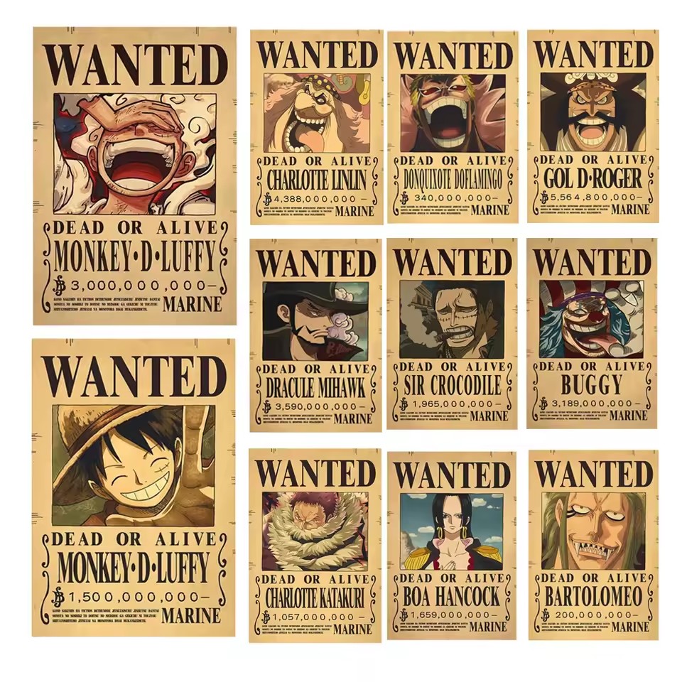 Poster Anime One Piece Bounty  - Card Game Kids ulasan dan harga