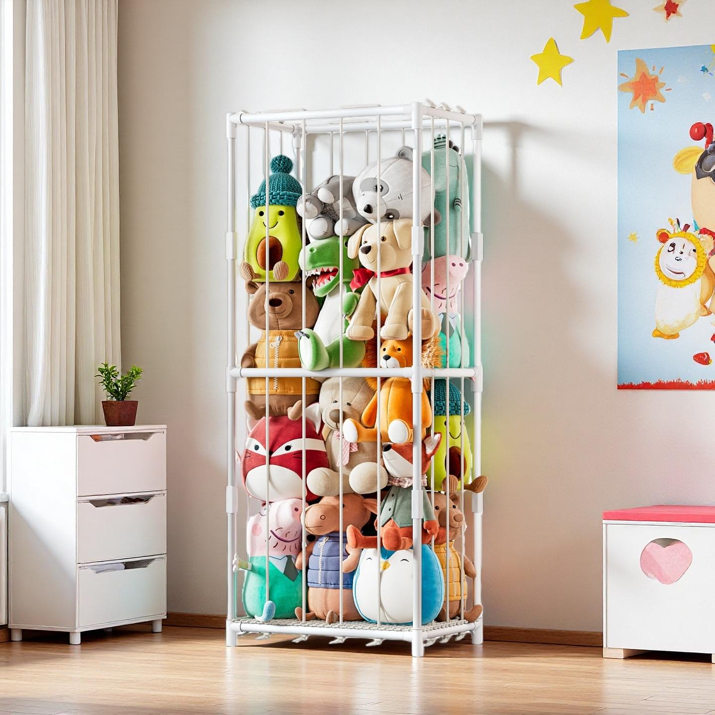 Organizer Penyimpanan Boneka V - Kids Storage Toys ulasan dan harga