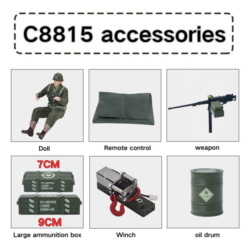 JJRC C8815 Mobil RC 1941 JEEP  - Kids Toys Under $10 ulasan dan harga