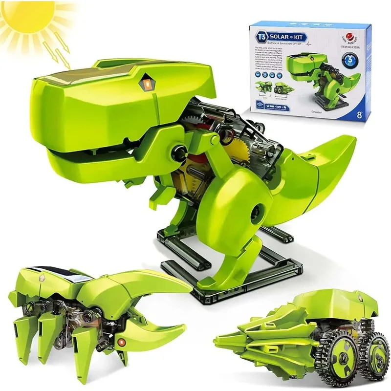 Kit Robot Tenaga Surya 3-in-1, - Kids Toys Under $10 ulasan dan harga