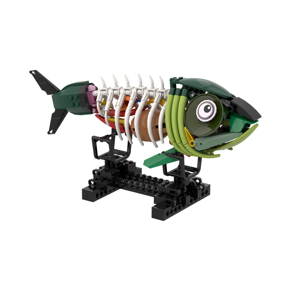 MOC Blok Bangunan Model Ikan Z - Kids Zombie Toys ulasan dan harga